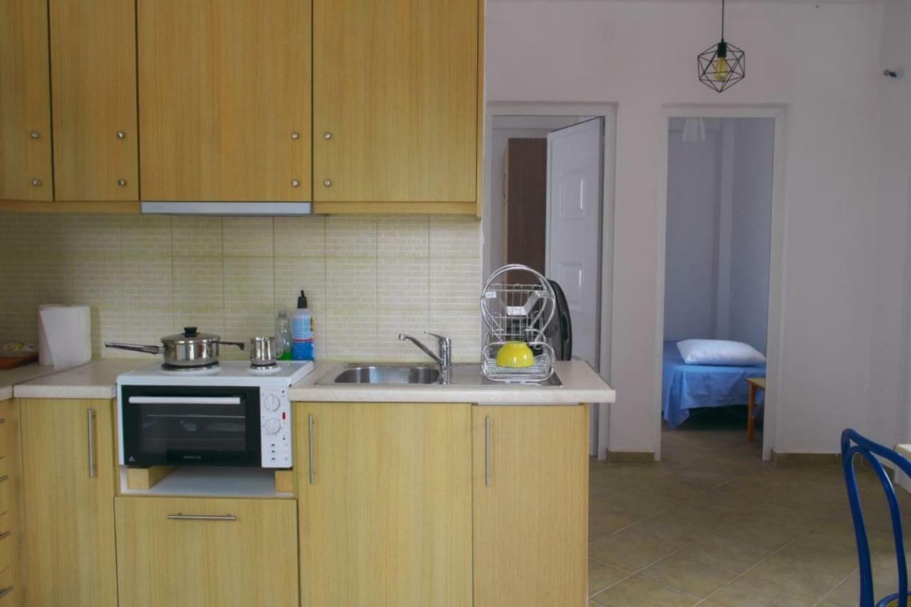 Apartment With Sea View And Balcony 60M From Beach Aegina 외부 사진